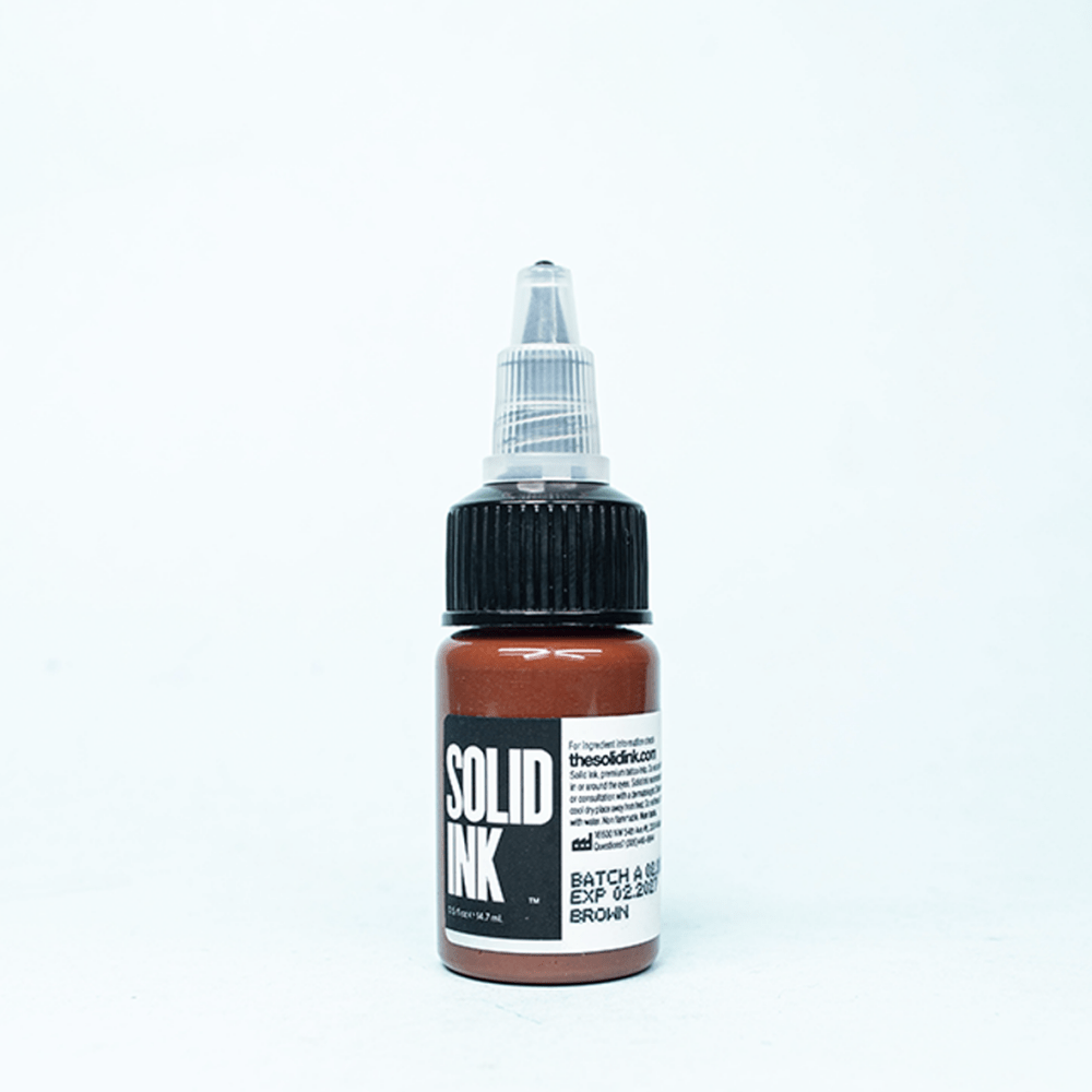 Tinta Solid Ink | Brown (1 oz. & 1/2 oz.) - Soulflower Shop