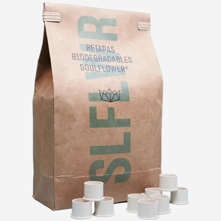 Soulflower | Retapas Biodegradables (11 mm.) - Soulflower Shop