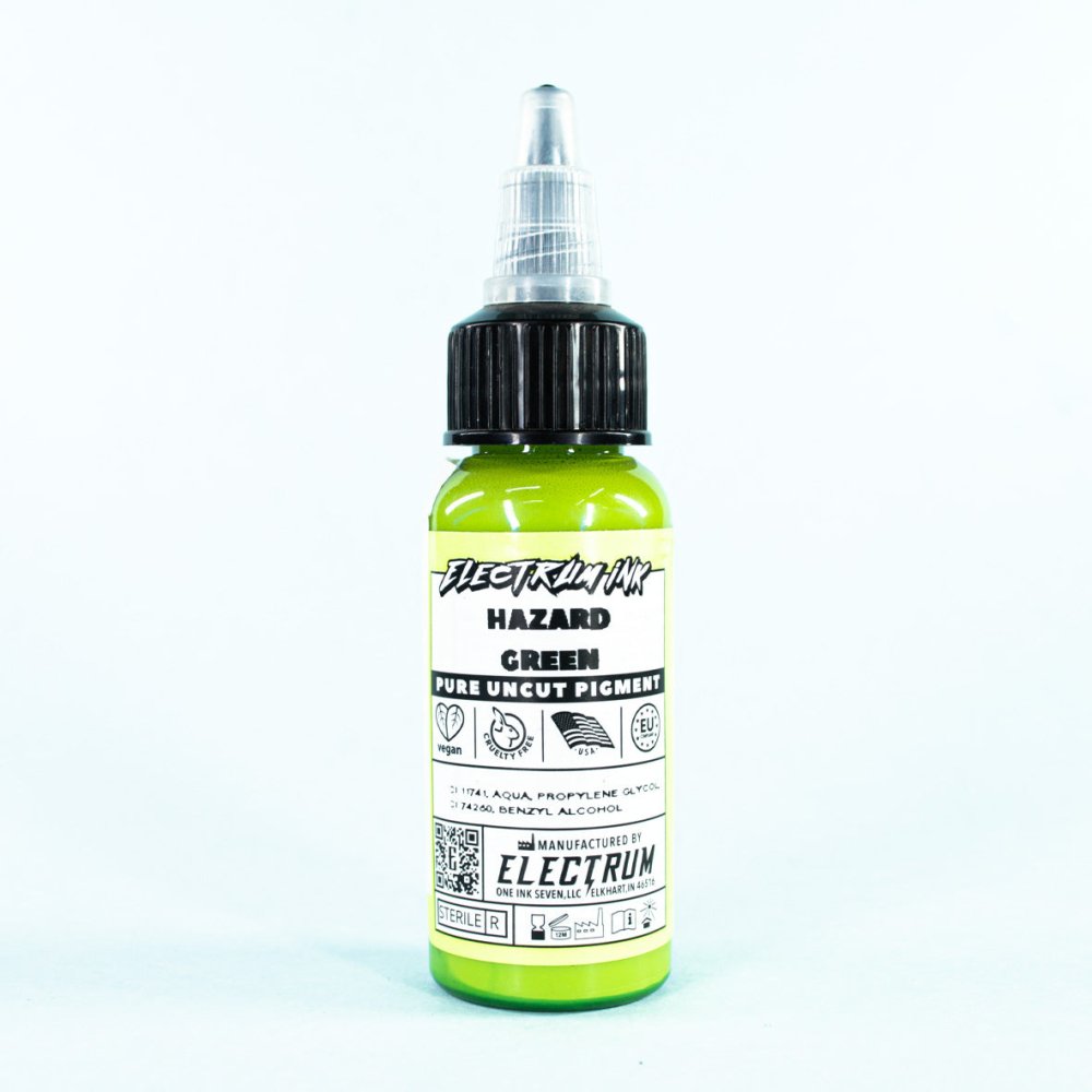 Tinta Electrum Ink | Hazard Green (1 oz.) - Soulflower Shop