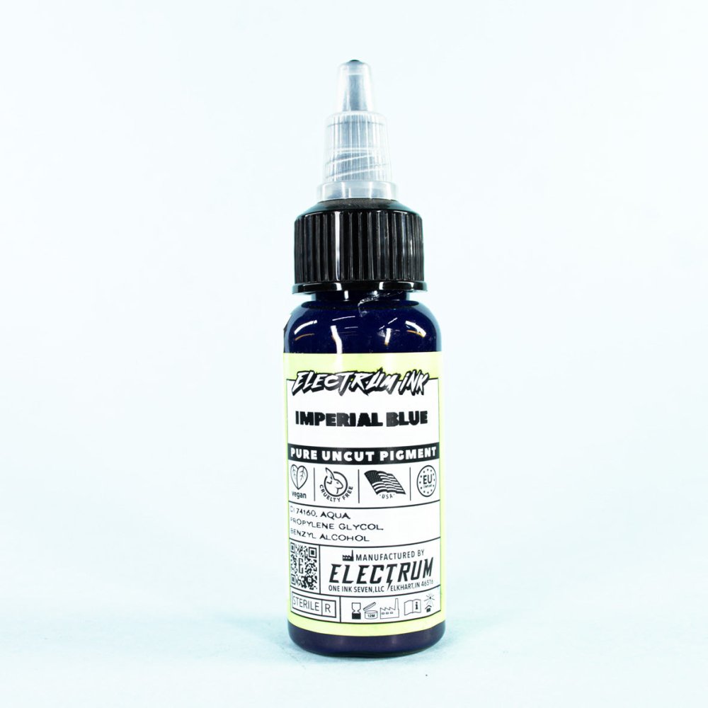 Tinta Electrum Ink | Imperial Blue (1 oz.) - Soulflower Shop