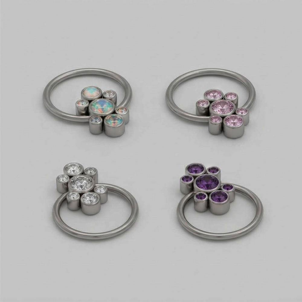 SOULFLOWER | Argolla Titanio  | Diseños De Zirconias