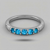 Soulflower | Argolla Piercing (Click) | Acero (Zirconias)