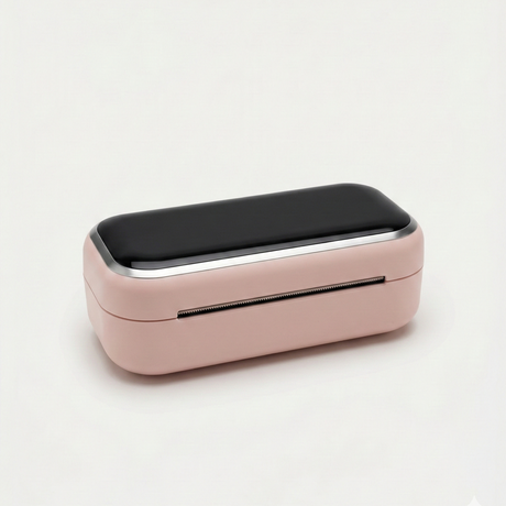 KIT AIMO | TERMOIMPRESORA MINI | PAPEL TERMOGRAFICO (ROSA)