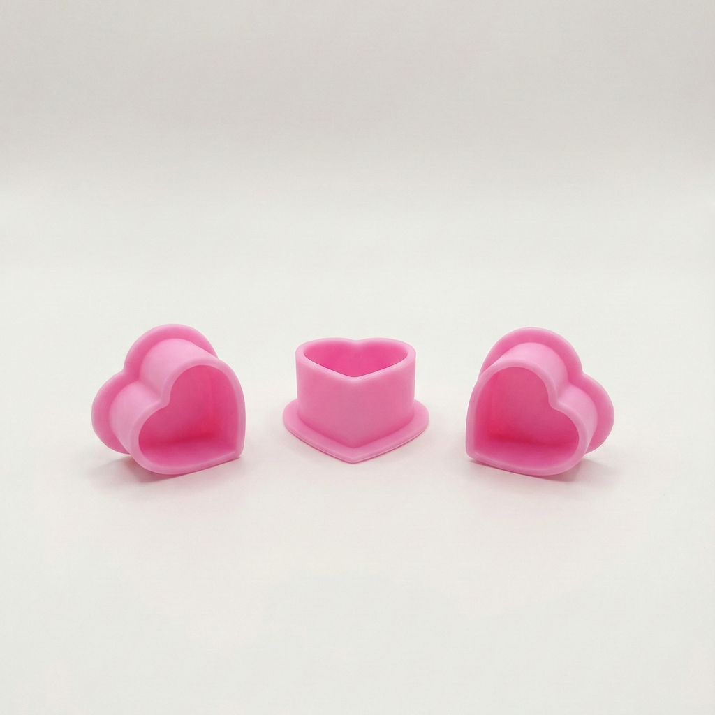 RETAPAS SILICON | CORAZON ROSA (12 mm)