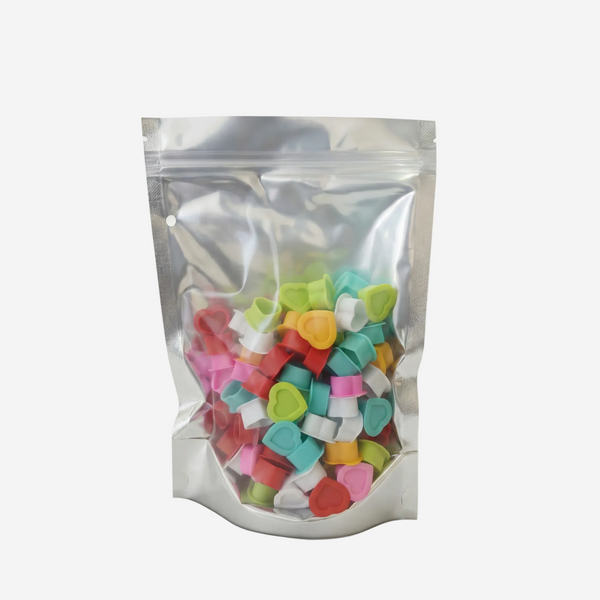 RETAPA SILICON | CORAZON MIX COLORES (12 mm)