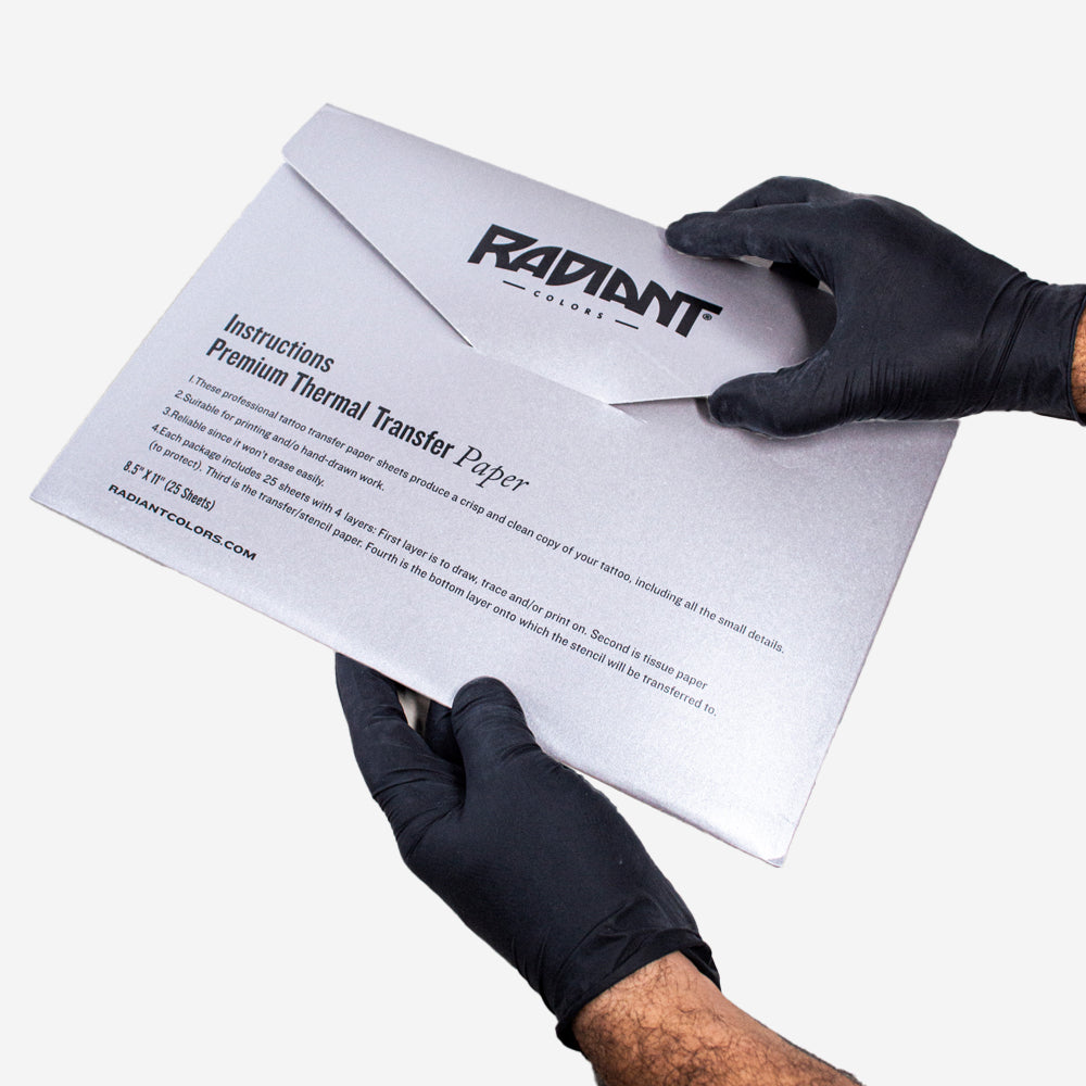 Radiant | Papel Stencil | Thermal Premium (25 piezas) Sobre Oficio