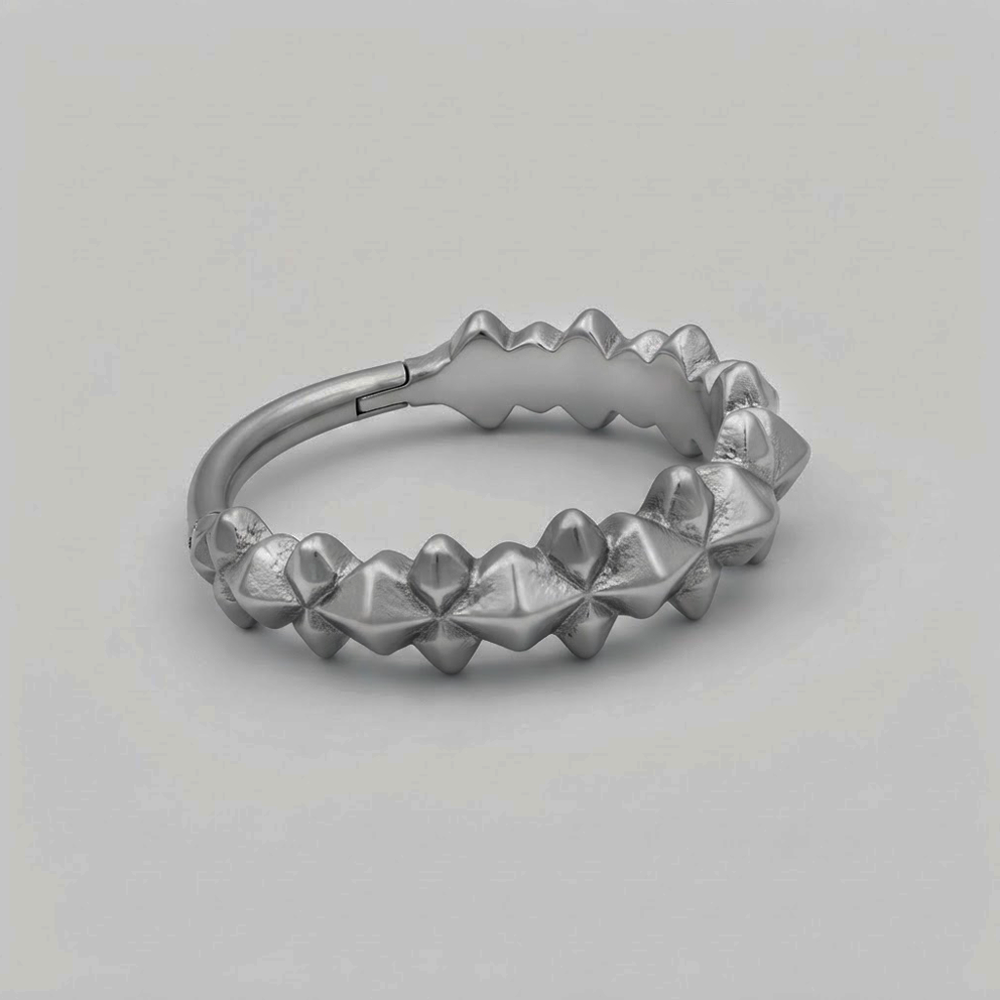 Soulflower | Argolla Piercing | Acero (Picos)