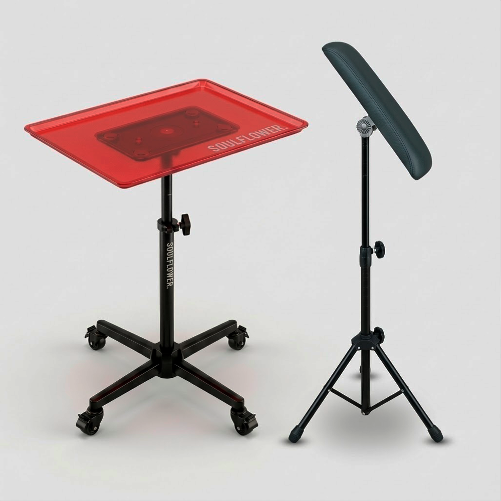 SOULFLOWER | MESA AJUSTABLE ROSA CON DESCANSABRAZOS (3 & 6 MSI)