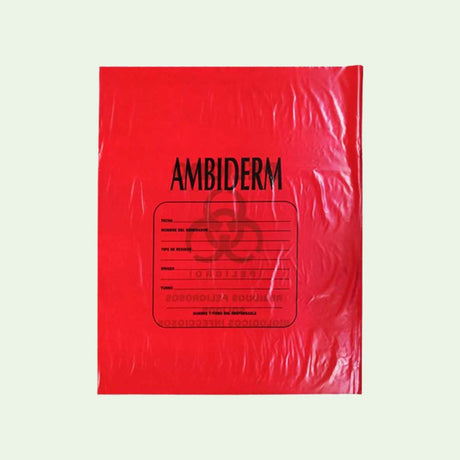 Ambiderm | Bolsa Roja Para Desechos Biologicos - Soulflower Shop