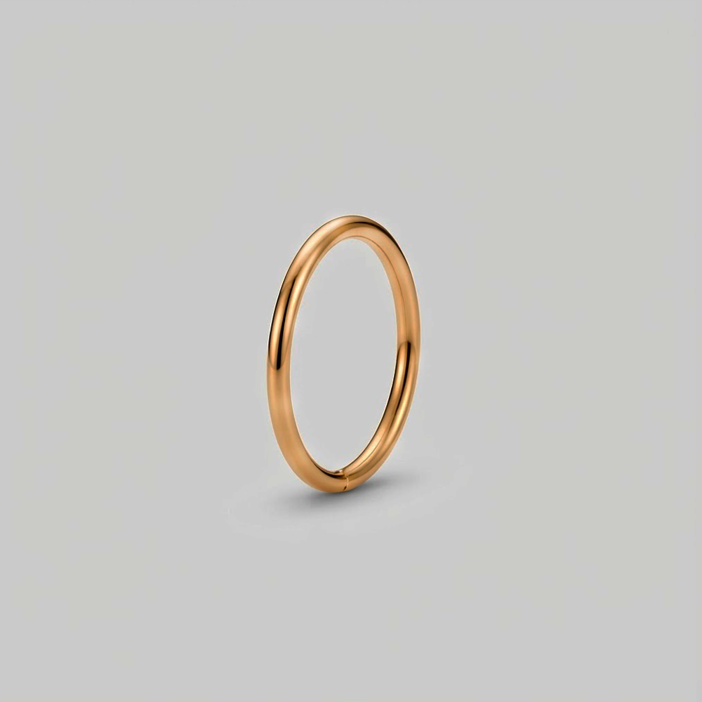 SOULFLOWER | Argolla 18k Oro Solido (750 Echt Gold) | Argolla Sin Fin