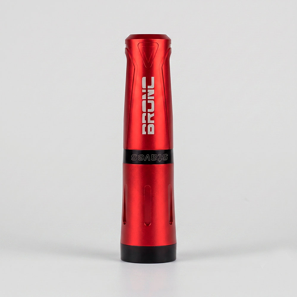 Bronc | Máquina Pen | Staves (Rojo) + Batería RCA de regalo