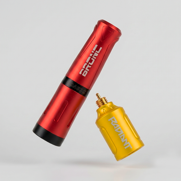 Bronc | Máquina Pen | Staves (Rojo) + Batería RCA de regalo