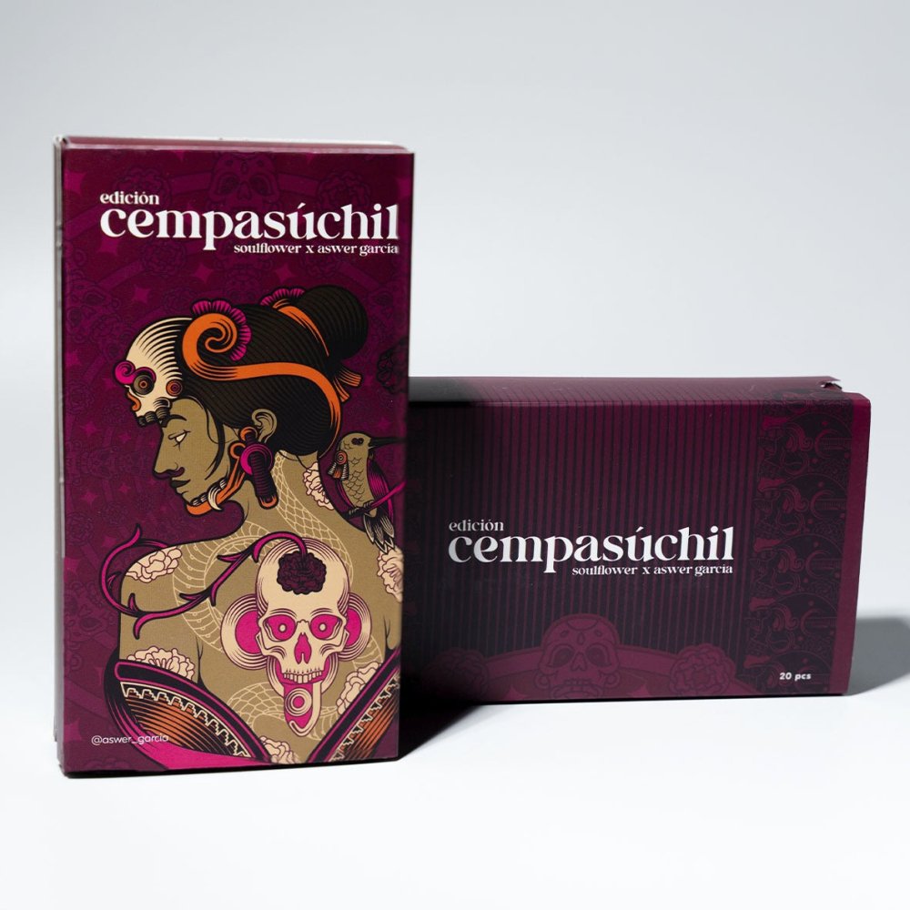 Caja Cartuchos Soulflower Basic 1203 RL | Aswer Garcia | Cempasúchil - Soulflower Shop