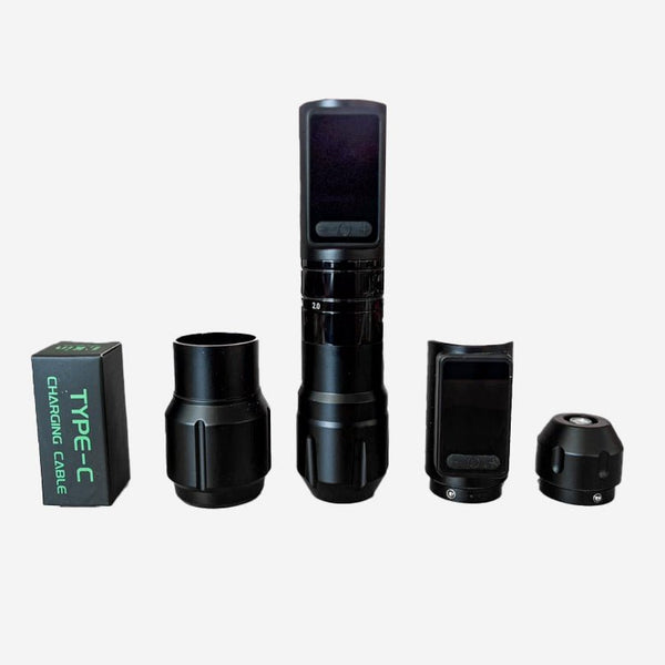 EZ | MAQUINA PEN | INFERNO (NEGRO MATTE}) 2 BATERIAS - Soulflower Shop