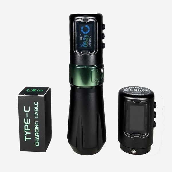 EZ | MAQUINA PEN | RAMPAGE (NEGRO - VERDE) 4.0 MM - Soulflower Shop