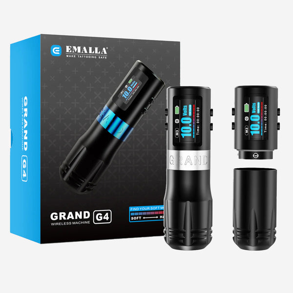 EMALLA | WIRELESS TATTOO PEN MACHINE | GRAND G4 5.0MM (2 Baterias)