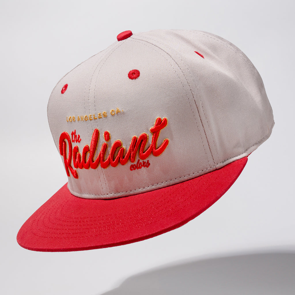 Gorra Beige con Rojo | Radiant