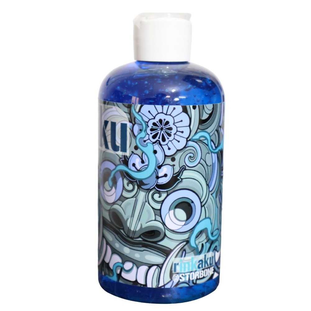Hinkarink | Stencil | Rinkaku Blue - Soulflower Shop