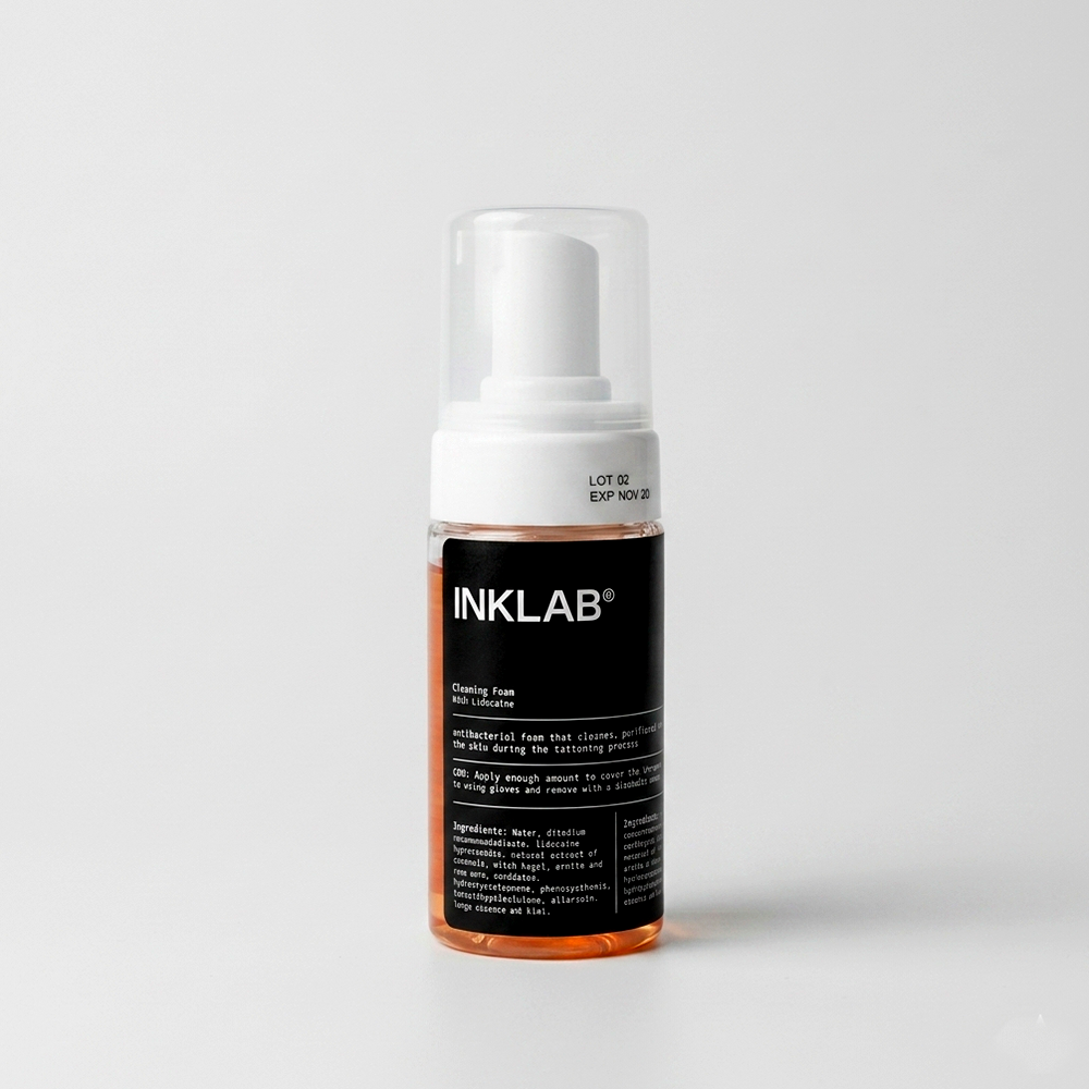 MAYOREO | InkLab | Espuma | Lidocaína 10% (100 ml.) Paquete 25pz & 50pz