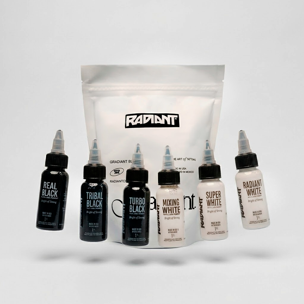 RADIANT COLORS | BLACK & WHITE GRADIANT SET (1 oz.)