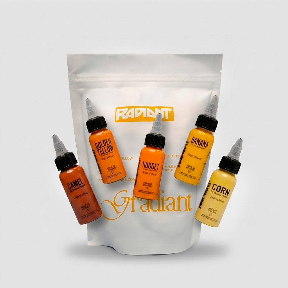 RADIANT COLORS | YELLOW GRADIANT SET (1 oz.)