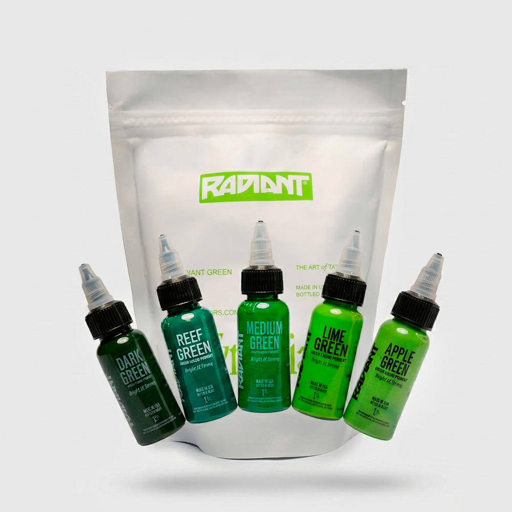 RADIANT COLORS | GREEN GRADIANT SET (1 oz.)