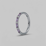 SOULFLOWER | Argolla Titanio  | Sin Fin Zirconia (Click)