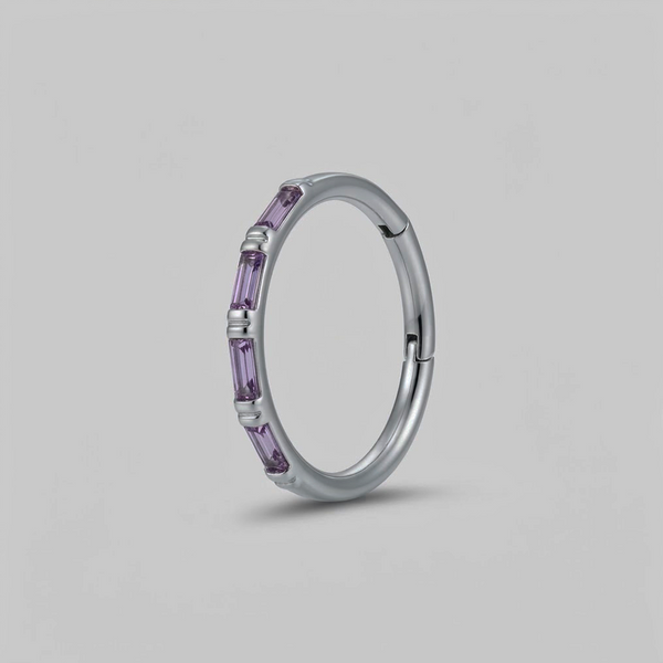SOULFLOWER | Argolla Titanio  | Sin Fin Zirconia (Click)