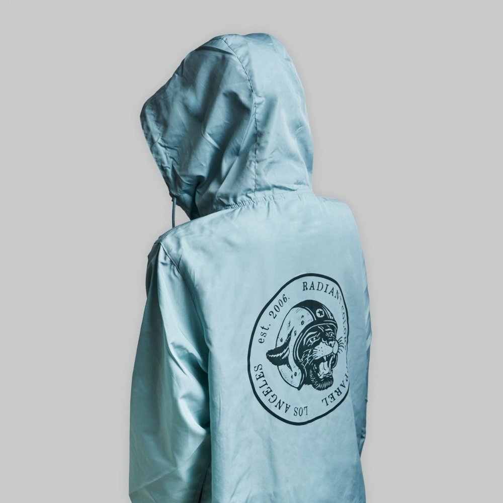 RADIANT | Rompevientos | Azul (Unisex) - Soulflower Shop