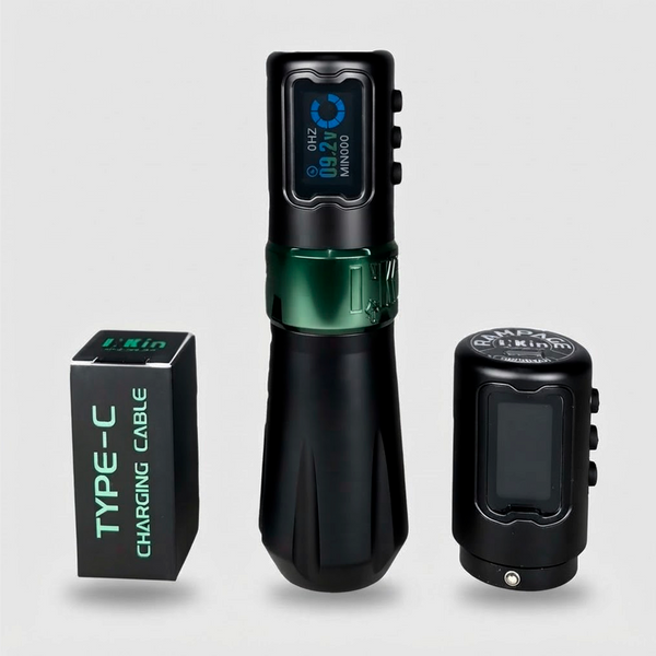 EZ | MAQUINA PEN | RAMPAGE (NEGRO-VERDE) 4.0 MM