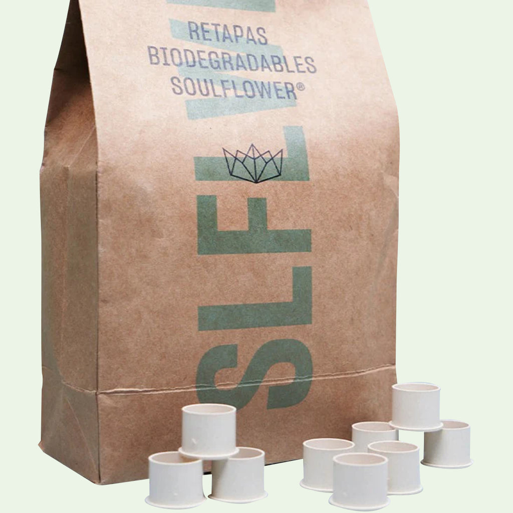 Soulflower | Retapas Biodegradables (14 mm.)