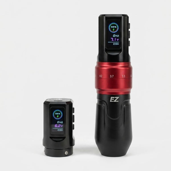 EZ | MAQUINA PEN | P3 PRO AJUSTABLE  2 BATERIAS (MATTE RED)
