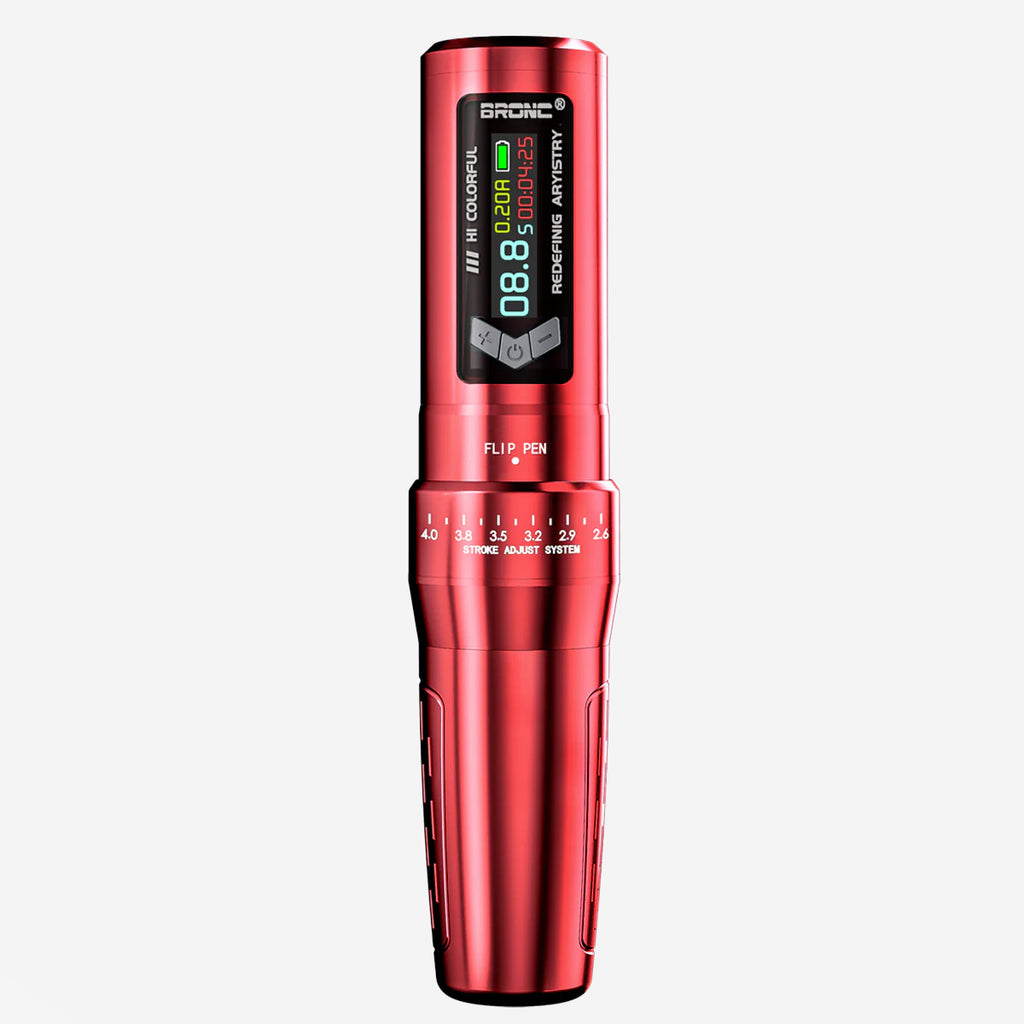 BRONC | Máquina Pen | SIREN RED
