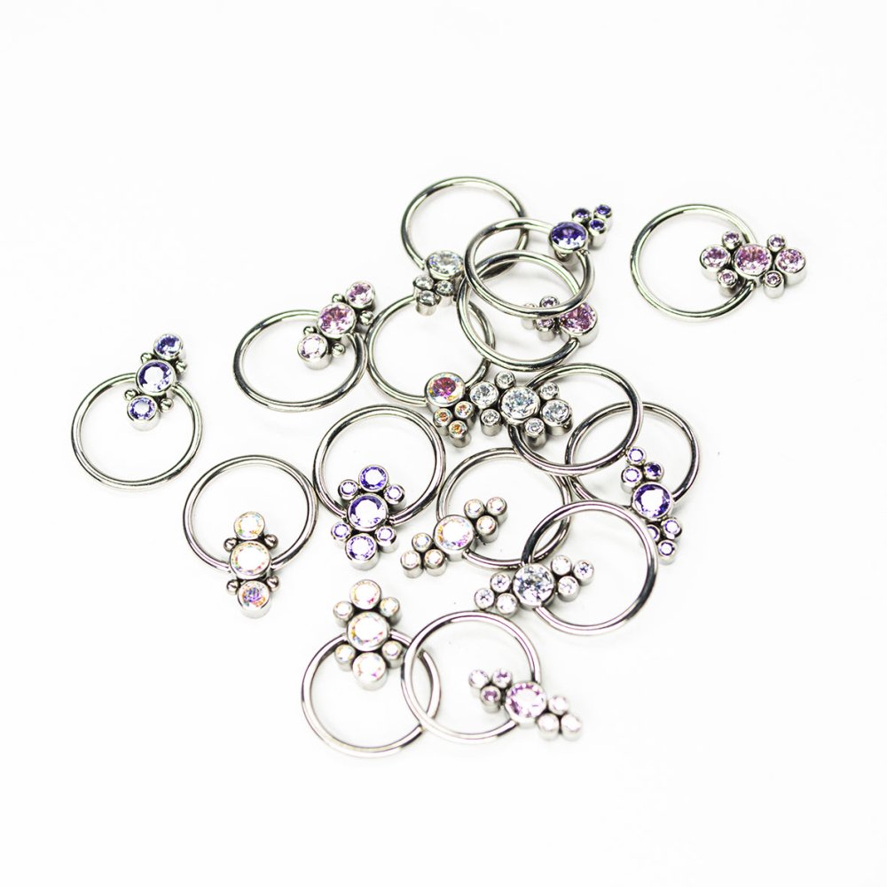 SOULFLOWER | Argolla Titanio | Diseños De Zirconias - Soulflower Shop