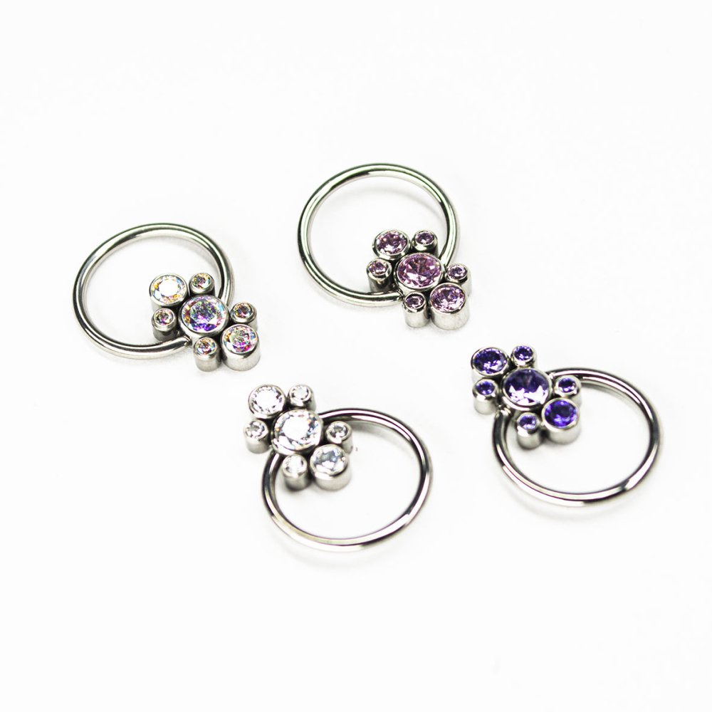 SOULFLOWER | Argolla Titanio | Diseños De Zirconias - Soulflower Shop