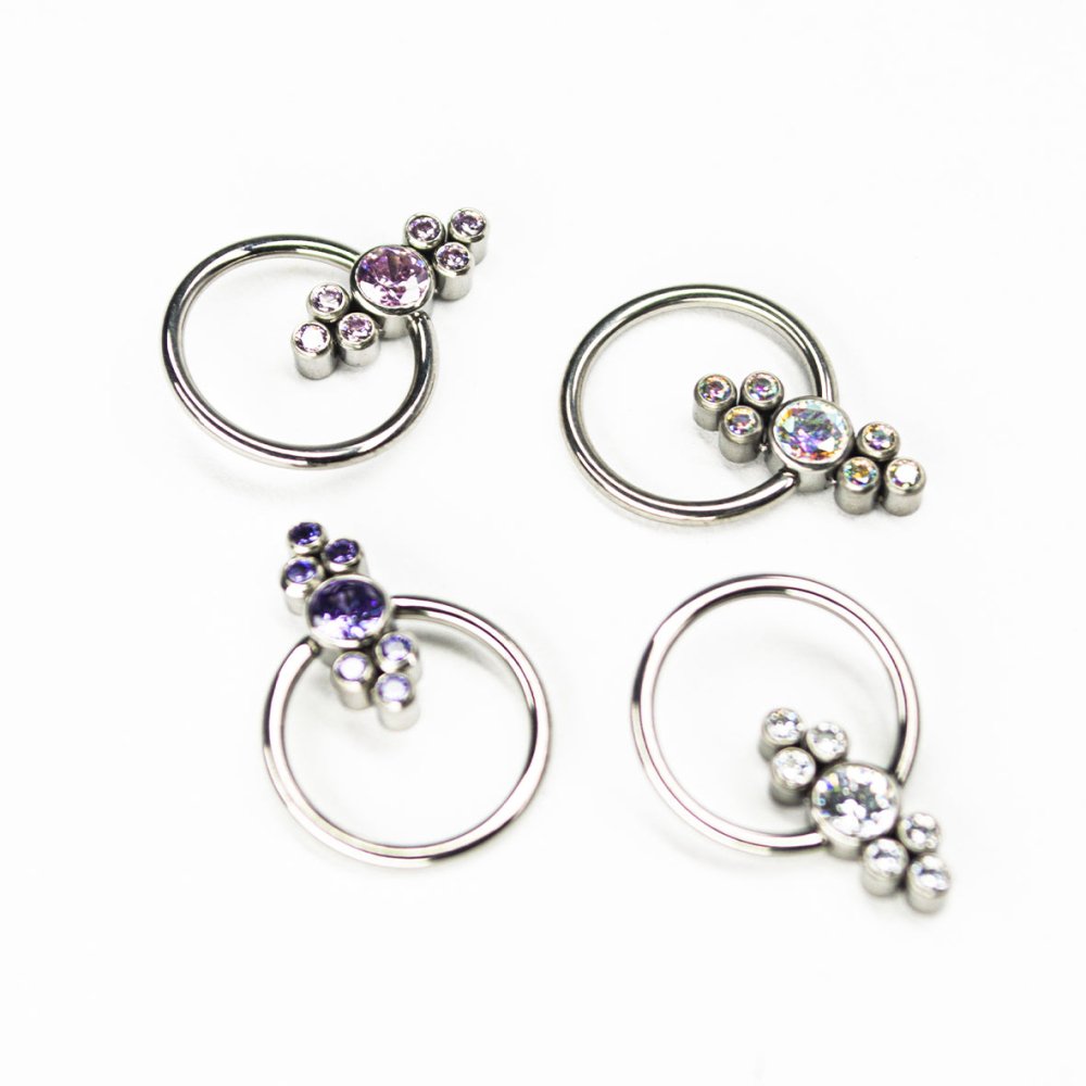 SOULFLOWER | Argolla Titanio | Diseños De Zirconias - Soulflower Shop