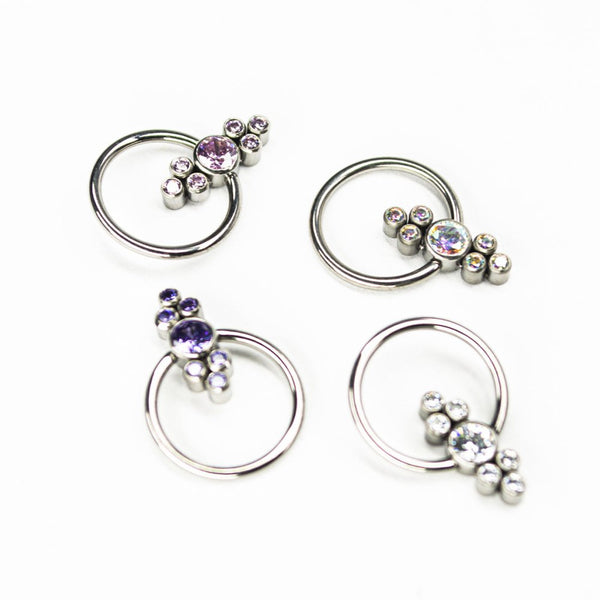SOULFLOWER | Argolla Titanio | Diseños De Zirconias - Soulflower Shop