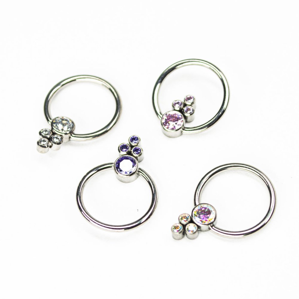 SOULFLOWER | Argolla Titanio | Diseños De Zirconias - Soulflower Shop