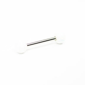 SOULFLOWER | Barbell Acero | Bola Opalo - Soulflower Shop