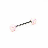 SOULFLOWER | Barbell Acero | Bola Opalo - Soulflower Shop
