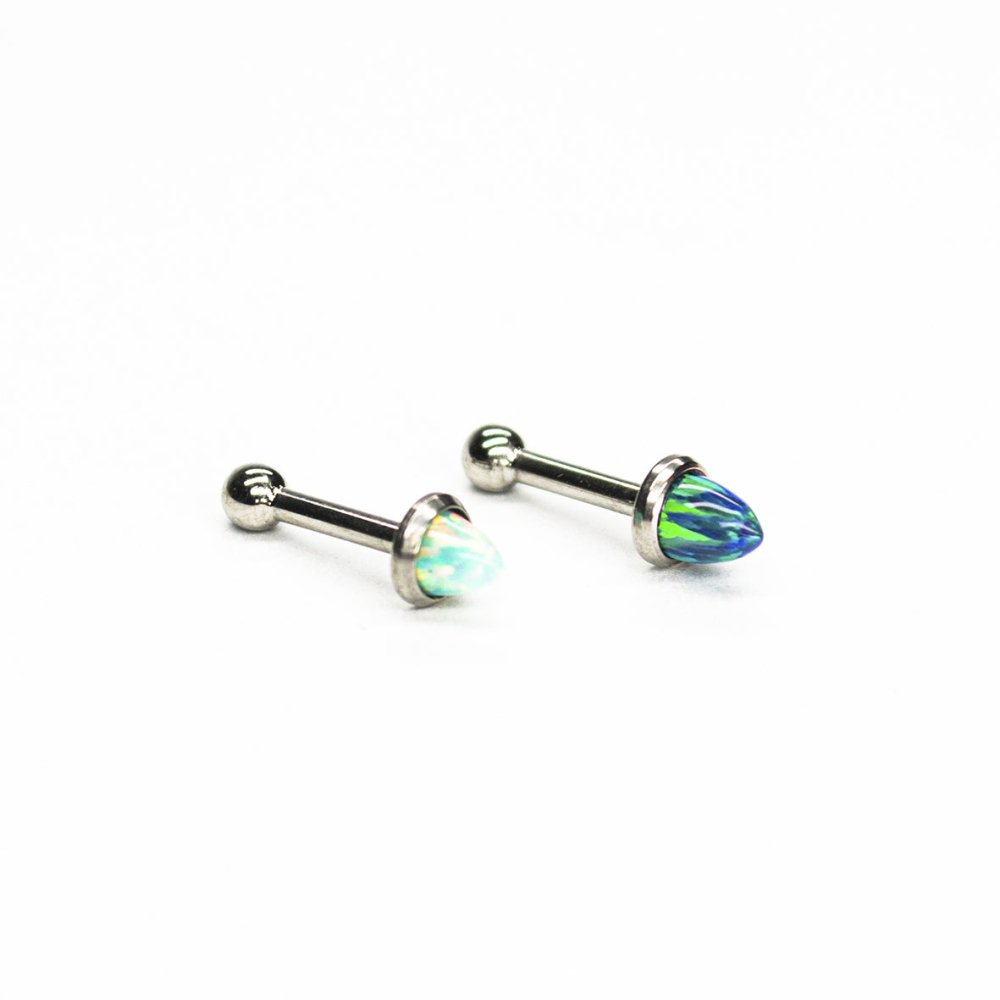 Soulflower | Mini Barbell | Ópalo Pico (rosca interna) - Soulflower Shop