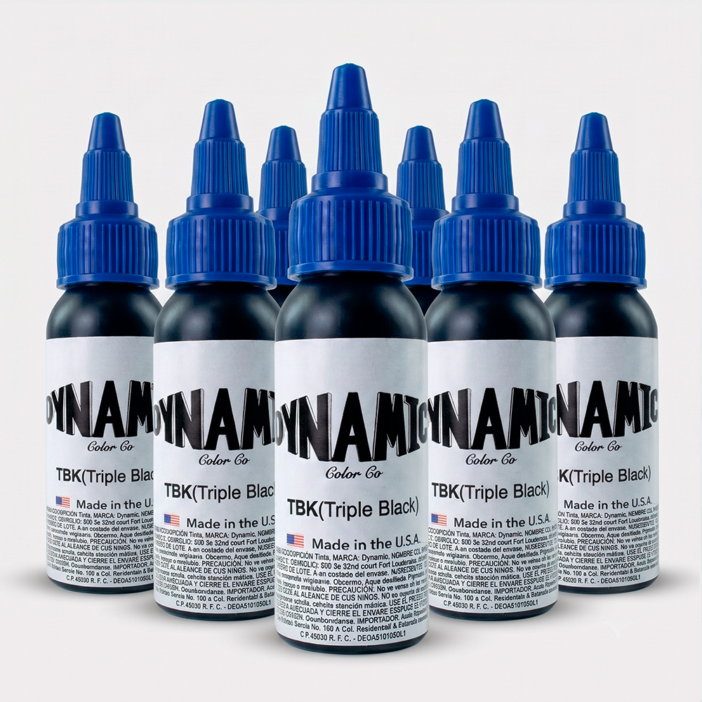 Tinta Dynamic | Triple Black Paquete (1 oz.)
