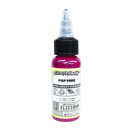 Tinta Electrum Ink | Pop Pink (1 oz.) - Soulflower Shop
