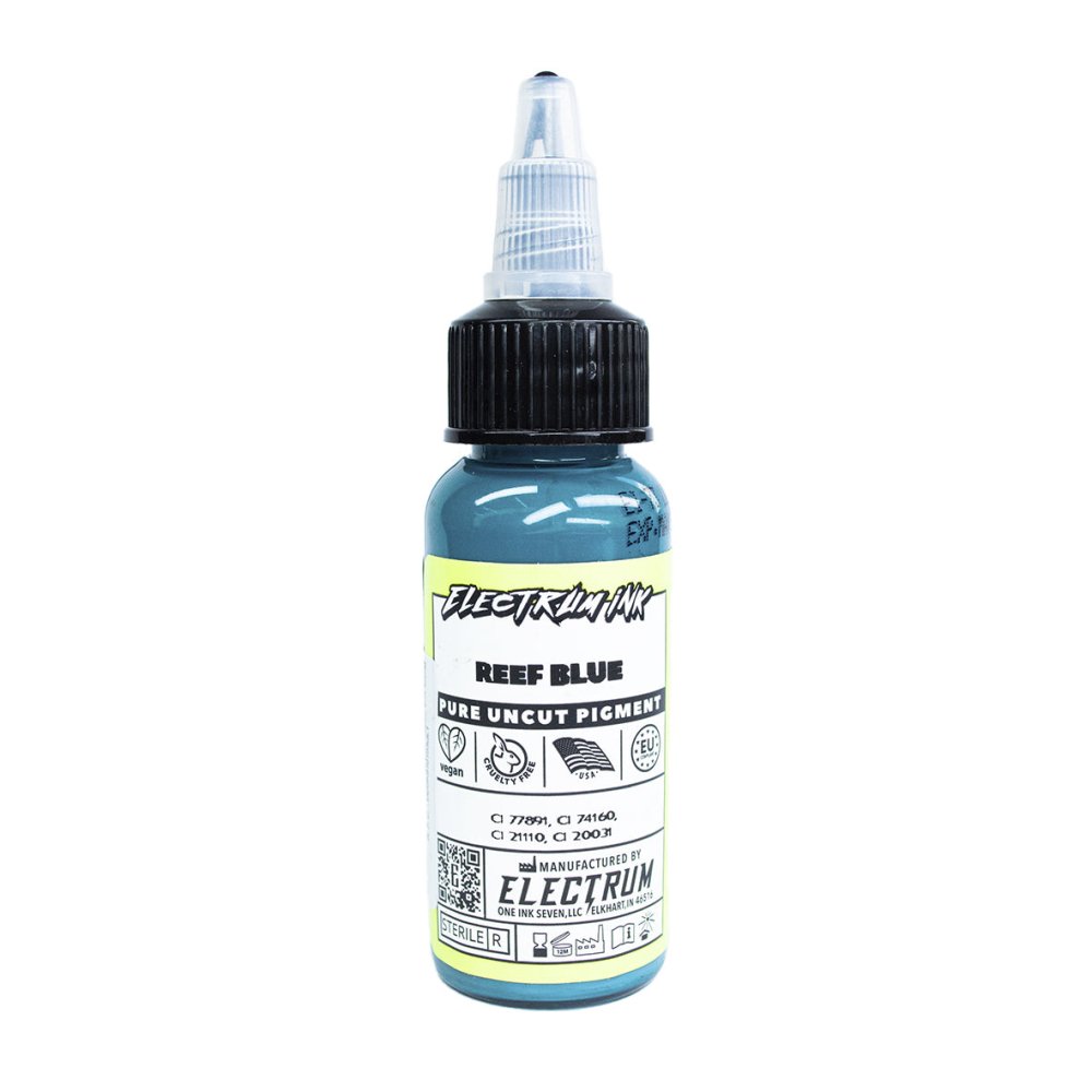 Tinta Electrum Ink | Reef Blue (1 oz.) - Soulflower Shop