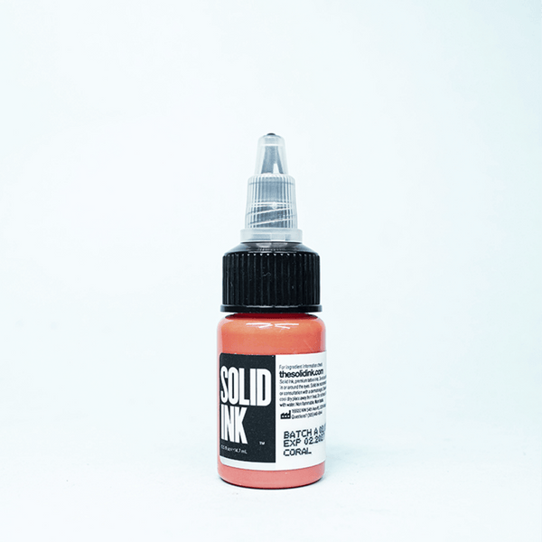 Tinta Solid Ink | Coral (1 oz. & 1/2 oz.) - Soulflower Shop