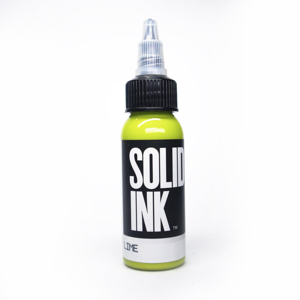 Tinta Solid Ink | Lime (1 oz. & 1/2 oz.) - Soulflower Shop
