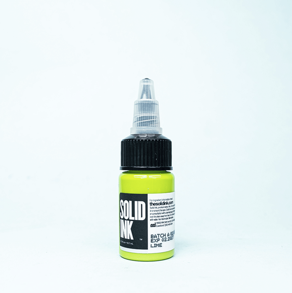 Tinta Solid Ink | Lime (1 oz. & 1/2 oz.) - Soulflower Shop