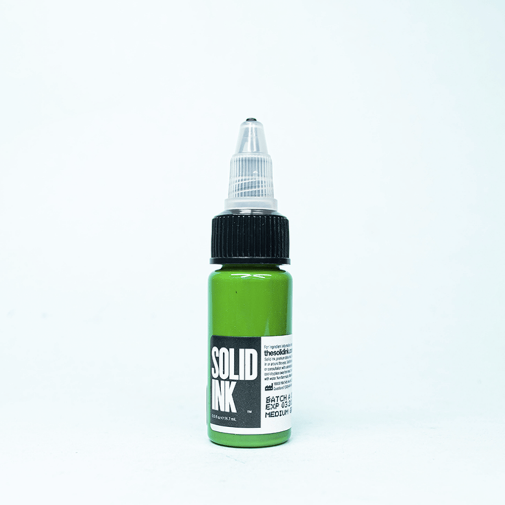 Tinta Solid Ink | Medium Green (1 oz. & 1/2 oz.) - Soulflower Shop