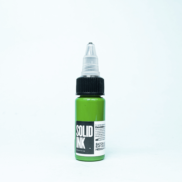 Tinta Solid Ink | Medium Green (1 oz. & 1/2 oz.) - Soulflower Shop