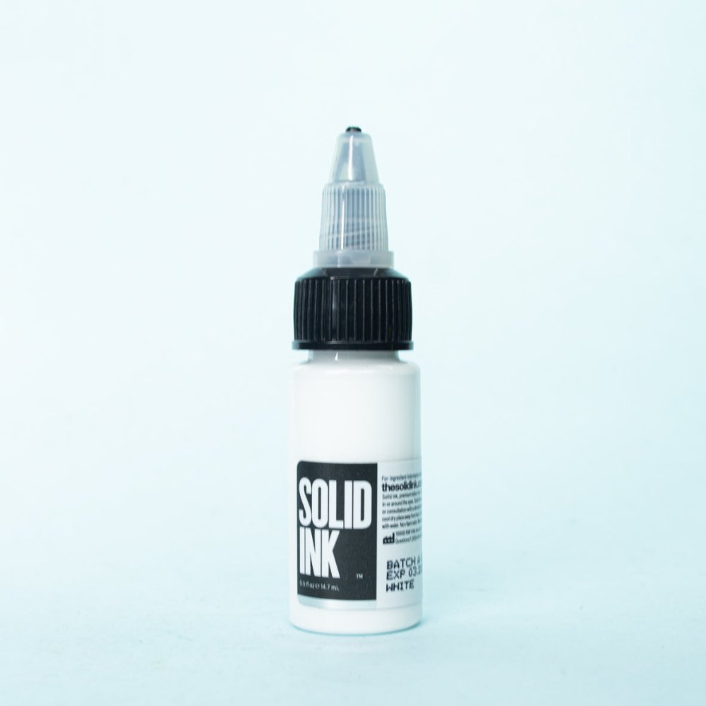 Tinta Solid Ink | White (1 oz. & 1/2 oz.) - Soulflower Shop